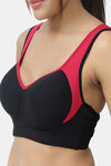 Lady Lyka Cotton Padded Sports Bra (Pack of 2) - Multicolor — thumbnail 11